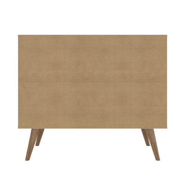 Amber Accent Cabinet in White 307GFX1 Manhattan Comfort