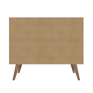 Amber Accent Cabinet in White and Blue 307GFX3 Manhattan Comfort