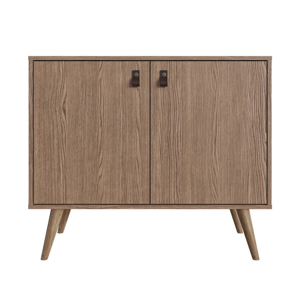 Amber Accent Cabinet in Nature 307GFX4 Manhattan Comfort