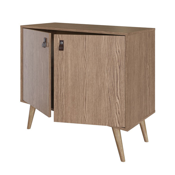 Amber Accent Cabinet in Nature 307GFX4 Manhattan Comfort