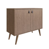 Amber Accent Cabinet in Nature 307GFX4 Manhattan Comfort