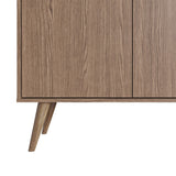 Amber Accent Cabinet in Nature 307GFX4 Manhattan Comfort