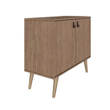 Amber Accent Cabinet in Nature 307GFX4 Manhattan Comfort