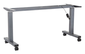 OSP Home Furnishings 4' Sit Stand Desk Frame with Pneumatic Height Adjustment for Office Workstations 5' HB6025-7