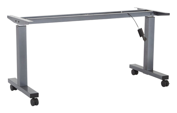 OSP Home Furnishings 4' Sit Stand Desk Frame with Pneumatic Height Adjustment for Office Workstations 5' HB6025-7