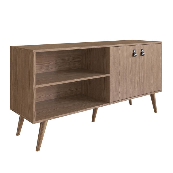 Amber 53.7 TV Stand in Nature 308GFX4 Manhattan Comfort