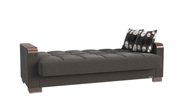 English Elm Primenest Zenaero Upholstered Sofabed With Storage - Stylish Grey Chenille Converts Effortlessly! B030P286545-GIGA