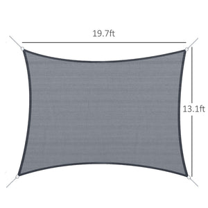 English Elm Sun Shade Sail Polyethylene Canopy for Patio Deck Uv Protection Breathable Cover T3971P383904