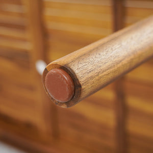 English Elm Christopher Knight Home® - Meja Acacia 7PCS Outdoor Patio Dining Set Teak & Beige with Umbrella Hole, Cushioned Eucalyptus Chairs MEJA7PCSET