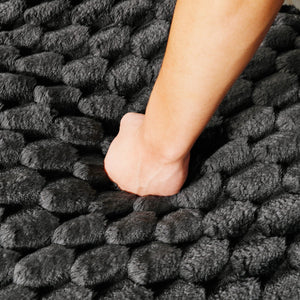 English Elm Black Turtle Velvet Sofa: Luxurious Convertible Twin-Seat With Chaise For Stylish Comfort & Versatility W3371S00032