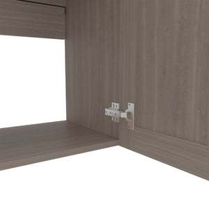 English Elm Wall Wall Cabinet with 2 Doors for Kitchen Storage, Modern Engineered Wood Design, Durable & Compact White Oak 44.09 L x 29.13 W x 3.54 H B097P350280