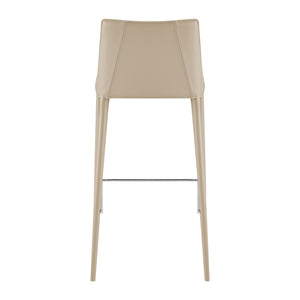 Kalle Bar Stool in Light Gray - Set of 1 30918-LTGRY-MP1 EuroStyle