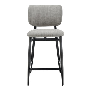 EuroStyle Felipe Counter Stool Light Gray 30972-GRY