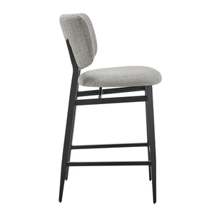 EuroStyle Felipe Counter Stool Light Gray 30972-GRY