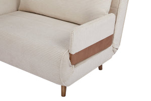 English Elm Sven Sofa Bed: Stylish 3-In-1 Convertible Chair, Chaise Lounge & Cozy Sleeper For Small Spaces W3687P370957-GIGA