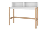 Manhattan Comfort Bowery Mid-Century Modern Desk White and Oak 309AMC157