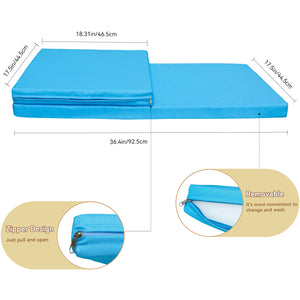 English Elm Four-Piece Pe Rattan Outdoor Furniture Set With Sapphire Blue Cushions & Glass-Top Table - Stylish Comfort For Patios And Gardens W3152P269436