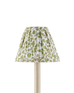 Currey & Company Maiden Tapered Chandelier Shade - Elegant Ginkgo-inspired Fabric For A Stylish Home Décor Upgrade Green Cotton 0900-0045-currey-company