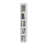 Manhattan Comfort Parana Mid-Century Modern Bookcase White 30AMC6