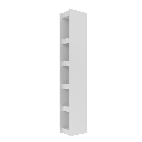 Manhattan Comfort Parana Mid-Century Modern Bookcase White 30AMC6