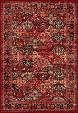 English Elm Majestic Hand-loomed Polyester Area Rug Traditional Panel Pattern for Living Rooms B186P428887