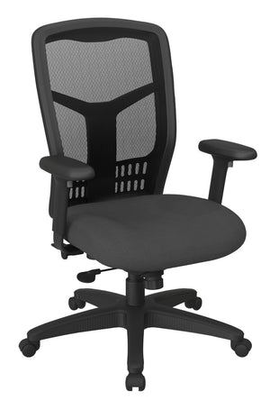 OSP Home Furnishings Progrid® Ergonomic High Back Mesh Office Chair with Lumbar Support and Adjustable Arms 90662-226