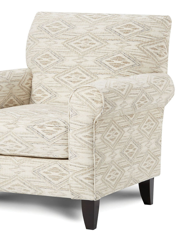 English Elm Transitional High Back Stripe Chair with Rolled Arms for Coastal Comfort and Supportive Seating Appeal Multi 38 L x 32 W x 36 H B2741P376970