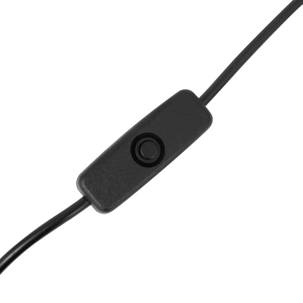 English Elm Modern Wooden Foldable Desk with Hutch Walnut Mid-Century Extendable Workstation LED Shelves Cat Bed N843MP001W