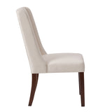 Madison Park Brody Modern/Contemporary Wing Dining Chair (Set of 2) MP100-0038 Cream