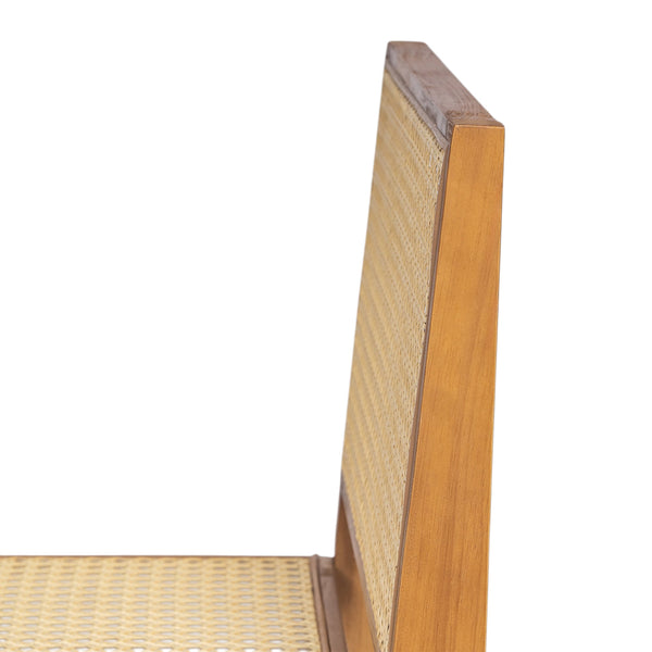 English Elm Christopher Knight Home® - Chandigarh Dining Room Chairs Set Of 2 – Stylish Rattan & Rubberwood Side Chairs For Any Space N768P241397N