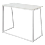 OSP Home Furnishings Contempo Toolless Folding Desk Ozark Ash