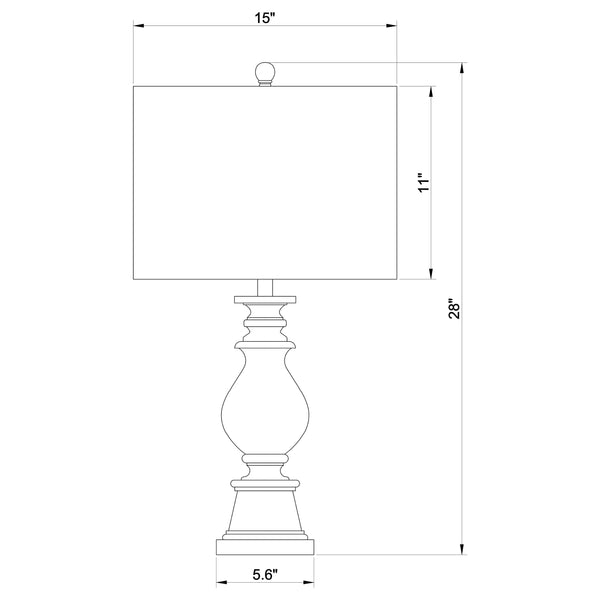 English Elm Wahlburg Oatmeal and Antique Gold Drum Shade Table Lamp — 28" Elegant Polyresin Accent Lamp, Dimmable Options B062P344889