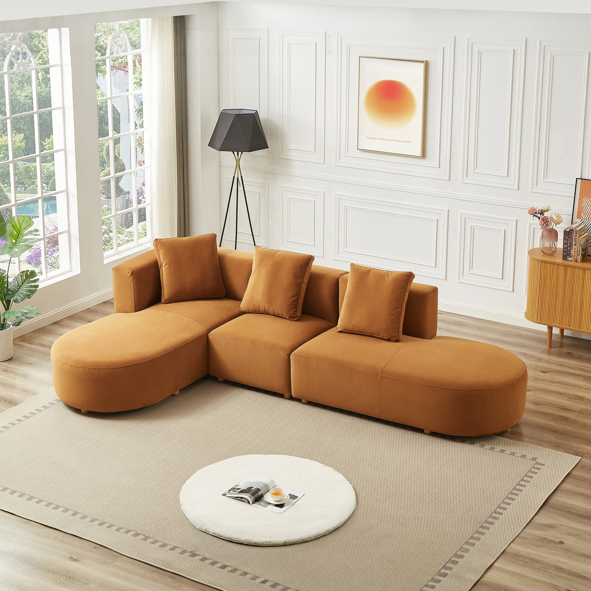 English Elm Orby Sectional Sofa - Thumbnail 4