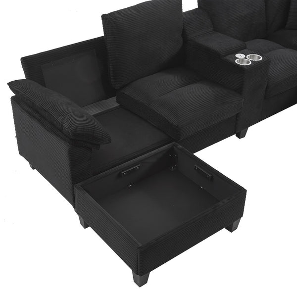 English Elm Swivel Barrel Accent Chair Chenille Tufted Round Club Seat for Living Room Lounge Black N719S002180B