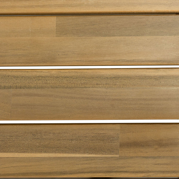 English Elm Christopher Knight Home® - Dining Wooden Acacia Dining Table for 4-6 with Spacious Countertop, Non-Slip Pads, Easy Care, Sturdy construction N779P210771L