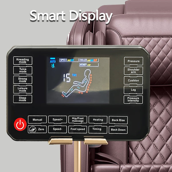 English Elm The Zero Gravity Massage Chair With Hip Heating, Foot Relief & Full Airbag Coverage For Home/Office Comfort W3327S00003-GIGA