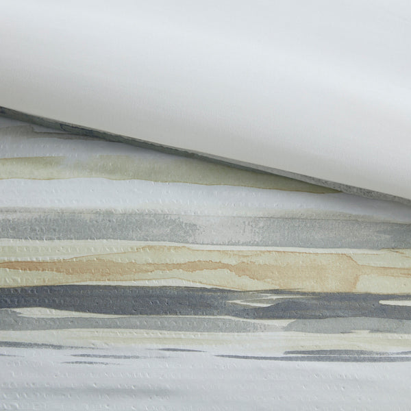 English Elm 8 Piece Printed Seersucker Comforter Set In Yellow & Gray - Stylish, Hypoallergenic King/Cal King Collection B03597255