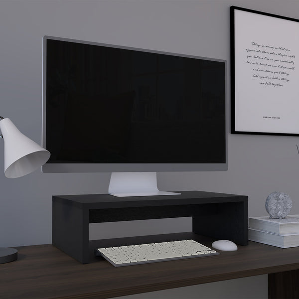 English Elm Atacama 19" Wide Monitor Stand Riser – Ergonomic 5.4" Height, 50 lb Capacity, Space-Saving Desk Organizer B070P224227