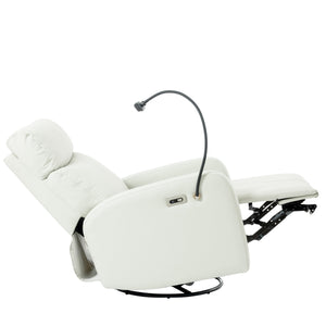 English Elm 270° Power Swivel Rocker Recliner Chair - Electric Glider With Usb Ports For Ultimate Comfort & Style W1028S00028