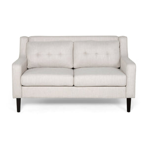 English Elm Christopher Knight Home® - LOVESEAT Modern Tufted Waffle Stitch Low-Profile Sofa with Tapered Legs and Removable Covers - 58" Beige 68674.00