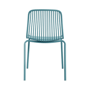 English Elm Eldred Outdoor Stackable Dining Chairs Set of 2 Uv Resistant Patio Seating Sky Blue N776P390471B