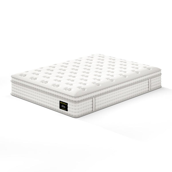 English Elm 12'' Hybrid Queen Mattress Memory Foam Pocket Coils Fiberglass Free Spinal Support B2716P383554