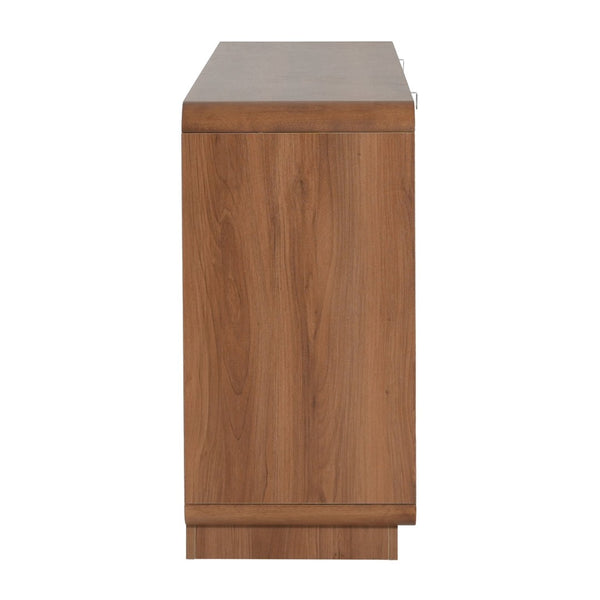 English Elm Modern White Sideboard with Soft Close Drawers and Doors for Dining or Living Rooms N779P373190L_N779P373191L