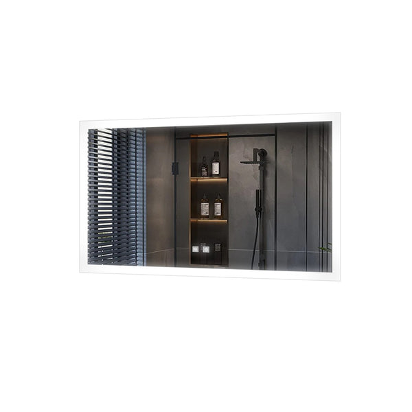 English Elm Aurorium Frameless Led Vanity Mirror with Defogger for Spa Bath or Double Sink B2731P478352