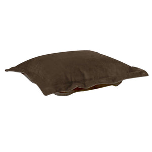 Howard Elliott Puff Ottoman Cushion - Luxurious Faux Fur Cover & Foam For Stylish Home Decor Transformation Brown 100% Polyester 310-220p-howard-elliott