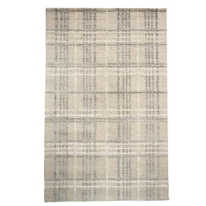 Capel Rugs Tartan Area Rug: Timeless Scottish Plaid Design, Hand-tufted Luxury Blend For Modern Sophistication Earl Grey, Ivory 85% Wool,15% Viscose 3100rs05000800320