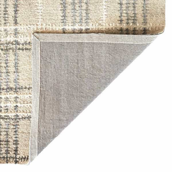 Capel Rugs Tartan Area Rug: Timeless Scottish Plaid Design, Hand-tufted Luxury Blend For Modern Sophistication Earl Grey, Ivory 85% Wool,15% Viscose 3100rs05000800320