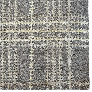 Capel Rugs Tartan Area Rug: Timeless Scottish Plaid Design, Hand-tufted Luxury Blend For Modern Sophistication Peppercorn, Gray 85% Wool,15% Viscose 3100rs07090909380