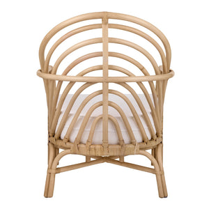 Lana Rattan Accent Arm Chair Natural 3100015-N New Pacific Direct