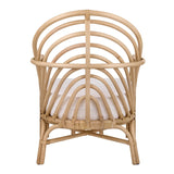 Lana Rattan Accent Arm Chair Natural 3100015-N New Pacific Direct